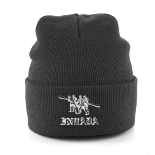 Invada Embroidered Beanie Hat (Black)