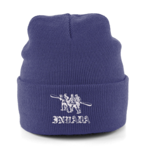 Invada Embroidered Beanie Hat (Blue)