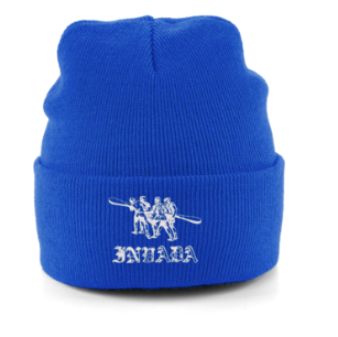 Invada Embroidered Beanie Hat (Royal Blue)