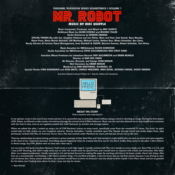 Mac Quayle - Mr. Robot: Vol. 2 OST [Vinyl]