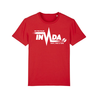 Invada 'On The Pulse' T Shirt (Red)