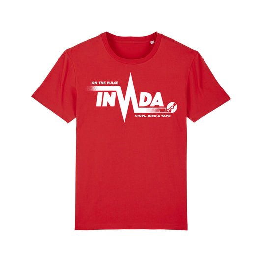 Invada 'On The Pulse' T Shirt (Red)